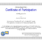 Certificate Of Participation Word Template for Certificate Of Participation Word Template