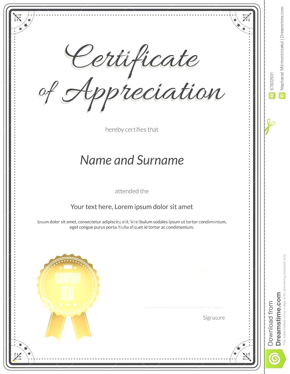 Certificate Of Recognition Template Word Appreciation Within Certificate Of Recognition Word Template