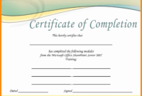 Certificate Template Archives - Atlantaauctionco within Free Certificate Templates For Word 2007