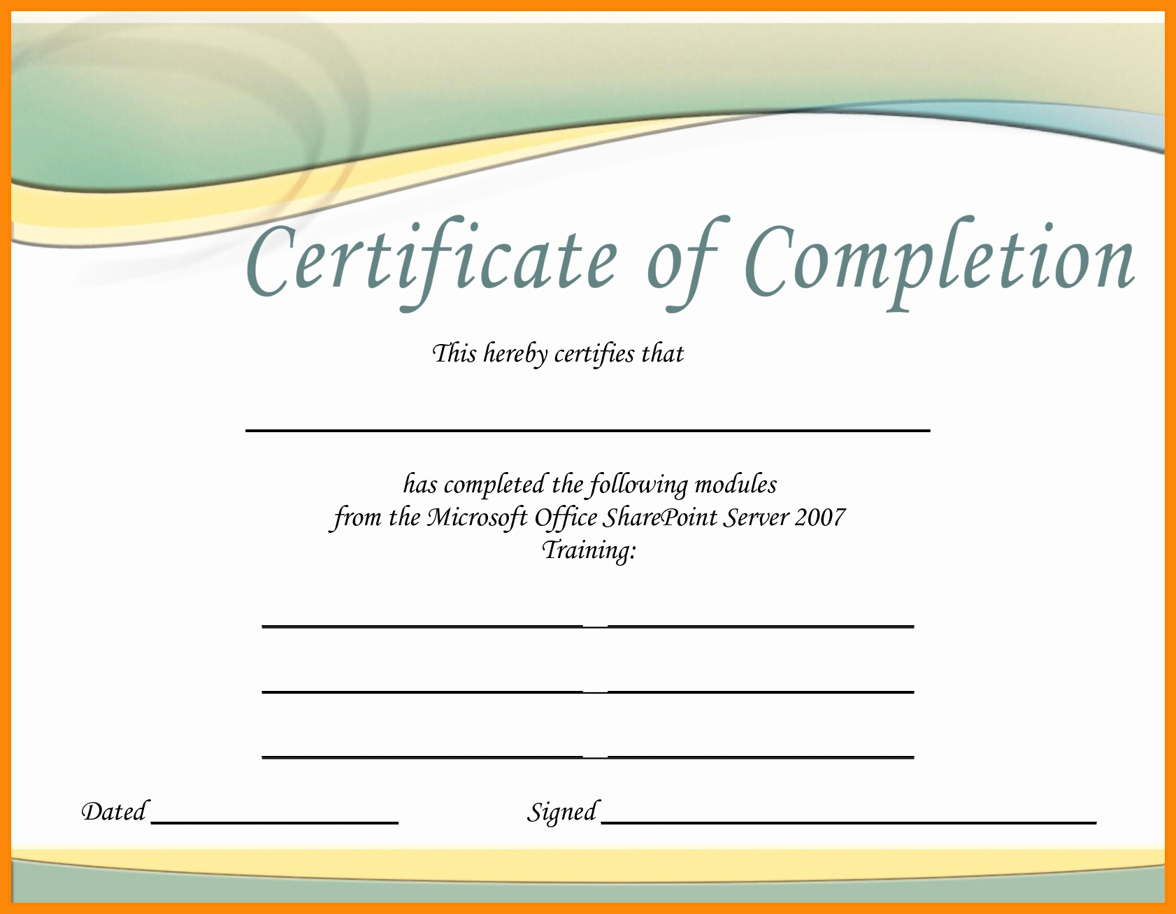 Certificate Template Archives - Atlantaauctionco Within Free Certificate Templates For Word 2007