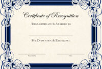 Certificate-Template-Designs-Recognition-Docs | Blankets within Template For Certificate Of Award