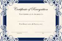 Certificate-Template-Designs-Recognition-Docs | Blankets within Template For Certificate Of Award