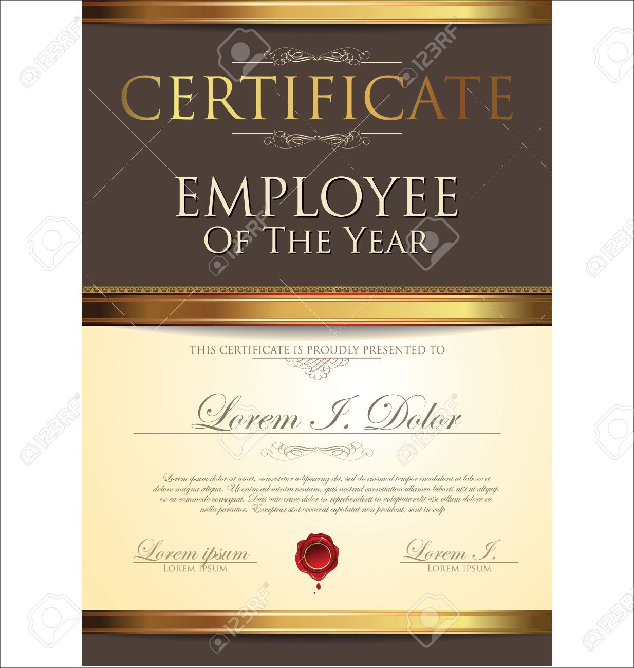 Certificate Template, Employee Of The Year For Manager Of The Month Certificate Template