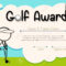 Certificate Template For Golf Award Illustration Within Golf Certificate Template Free