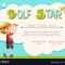 Certificate Template For Golf Star Within Golf Certificate Template Free