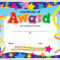 Certificate Template For Kids Free Certificate Templates throughout Children&amp;#039;s Certificate Template