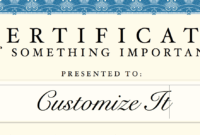 Certificate Template For Pages And Pdf - Mactemplates in Pages Certificate Templates