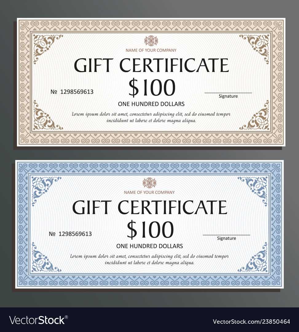 Certificate Template Gift Voucher For Your Throughout Company Gift Certificate Template