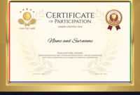 Certificate Template In Tennis Sport Theme With throughout Tennis Gift Certificate Template