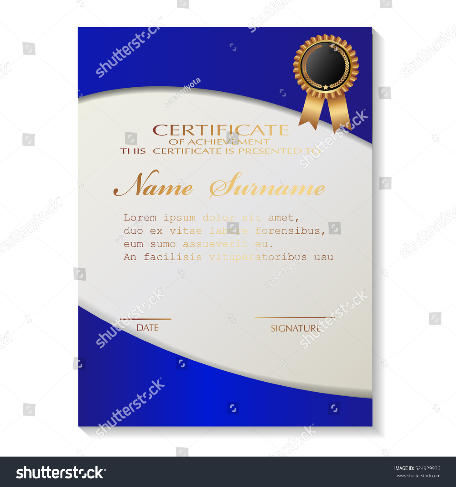 Certificate Template Luxury Modern Pattern Qualification Throughout Qualification Certificate Template