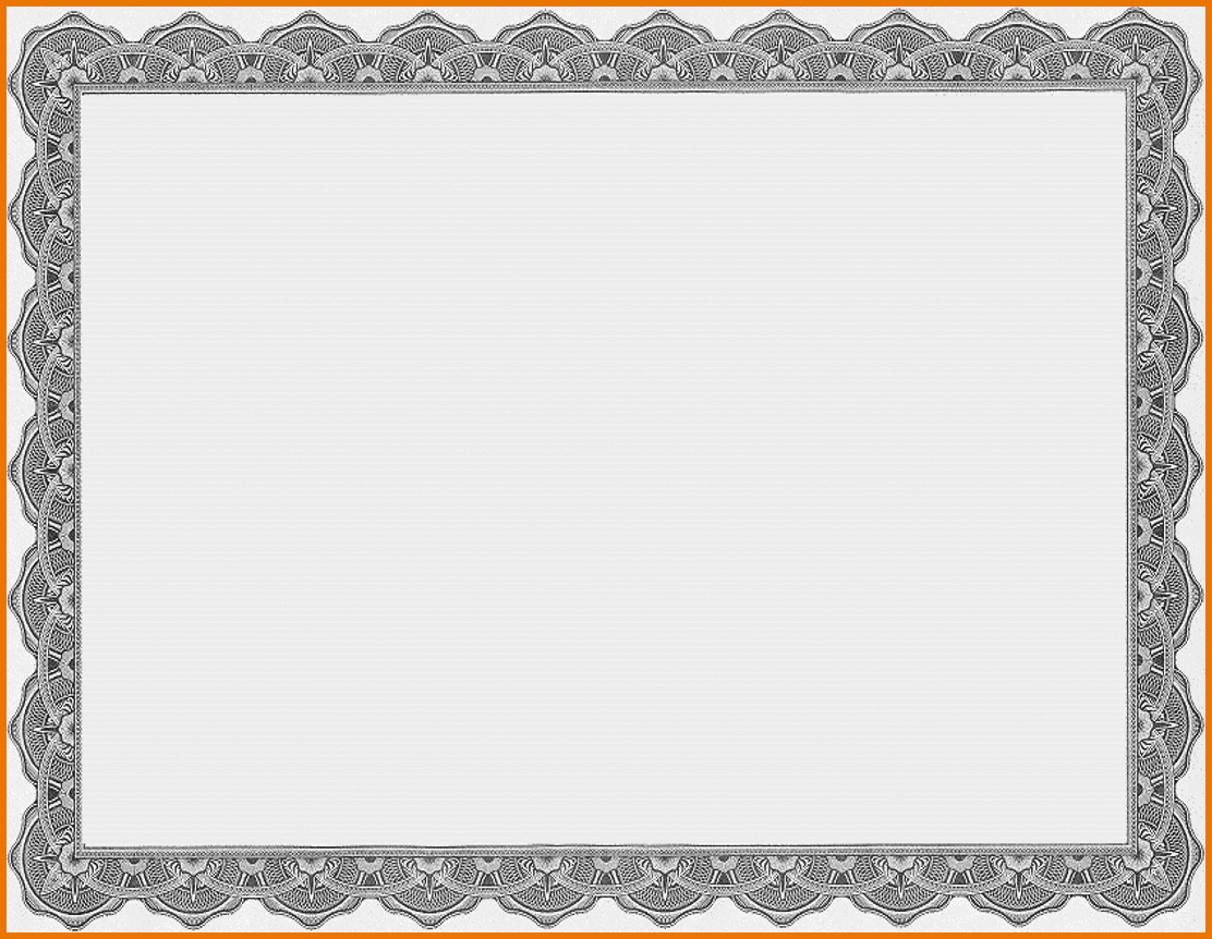 Certificate Template Png Transparent Templatepng Images Free In Award Certificate Border Template