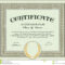 Certificate Template Stock Vector. Illustration Of Within Free Stock Certificate Template Download