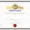 Certificate Template With First Place Concept. Certificate Border.. Within First Place Certificate Template