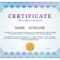 Certificate Template With Guilloche Elements — Stock Vector Intended For Validation Certificate Template