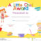 Certificate Template With Kids Cooking Stock Illustration Within Free Kids Certificate Templates