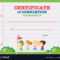 Certificate Template With Kids Walking In The Park With Walking Certificate Templates