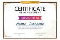 Certificate Template,diploma Layout,a4 Size ,vector regarding Certificate Template Size