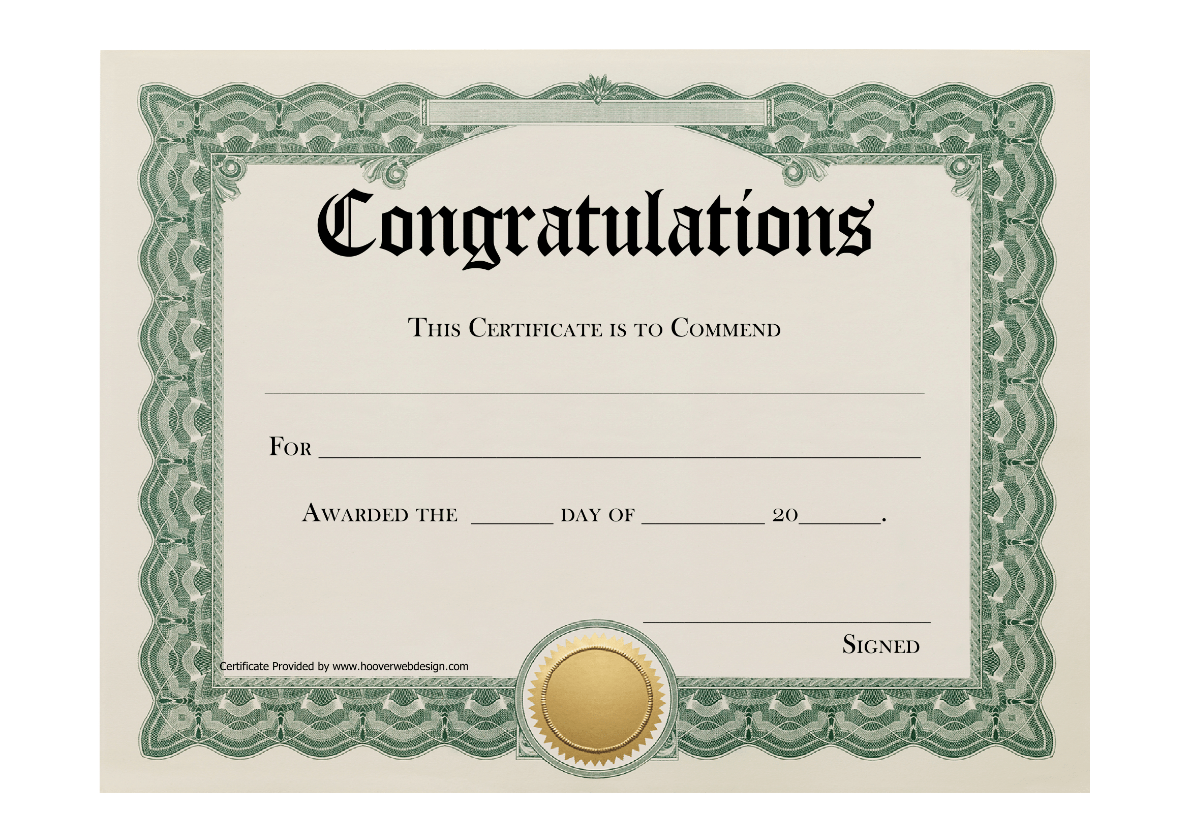 Certificate Templates: 43 Stunning Certificate And Award In Congratulations Certificate Word Template