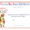 Certificate Templates: 5 Best Images Of Printable Vbs Inside Free School Certificate Templates