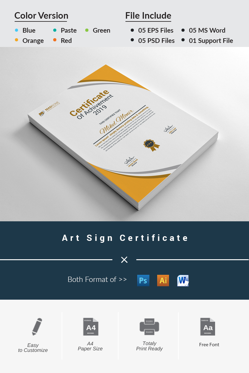 Certificate Templates | Award Certificates | Templatemonster Within No Certificate Templates Could Be Found