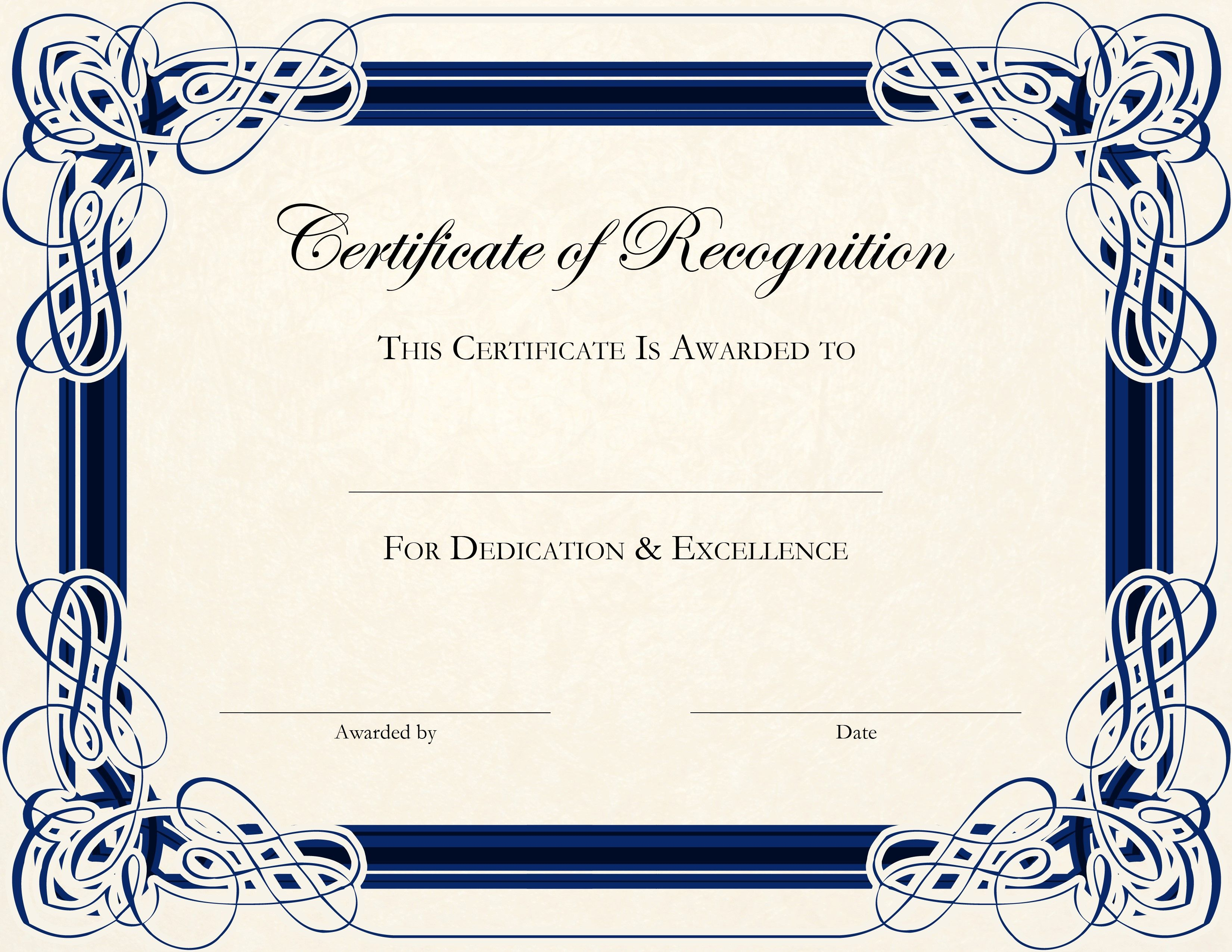 Certificate Templates: Blank Certificate Template Portrait Within Ordination Certificate Templates