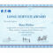 Certificate Templates For Long Service Award | Sample In Long Service Certificate Template Sample