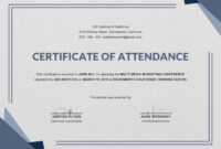 Certificate Templates: Free Conference Attendance pertaining to Certificate Of Attendance Conference Template
