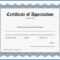 Certificate Templates: Free Template Certificate Of Appreciation With Regard To Free Template For Certificate Of Recognition