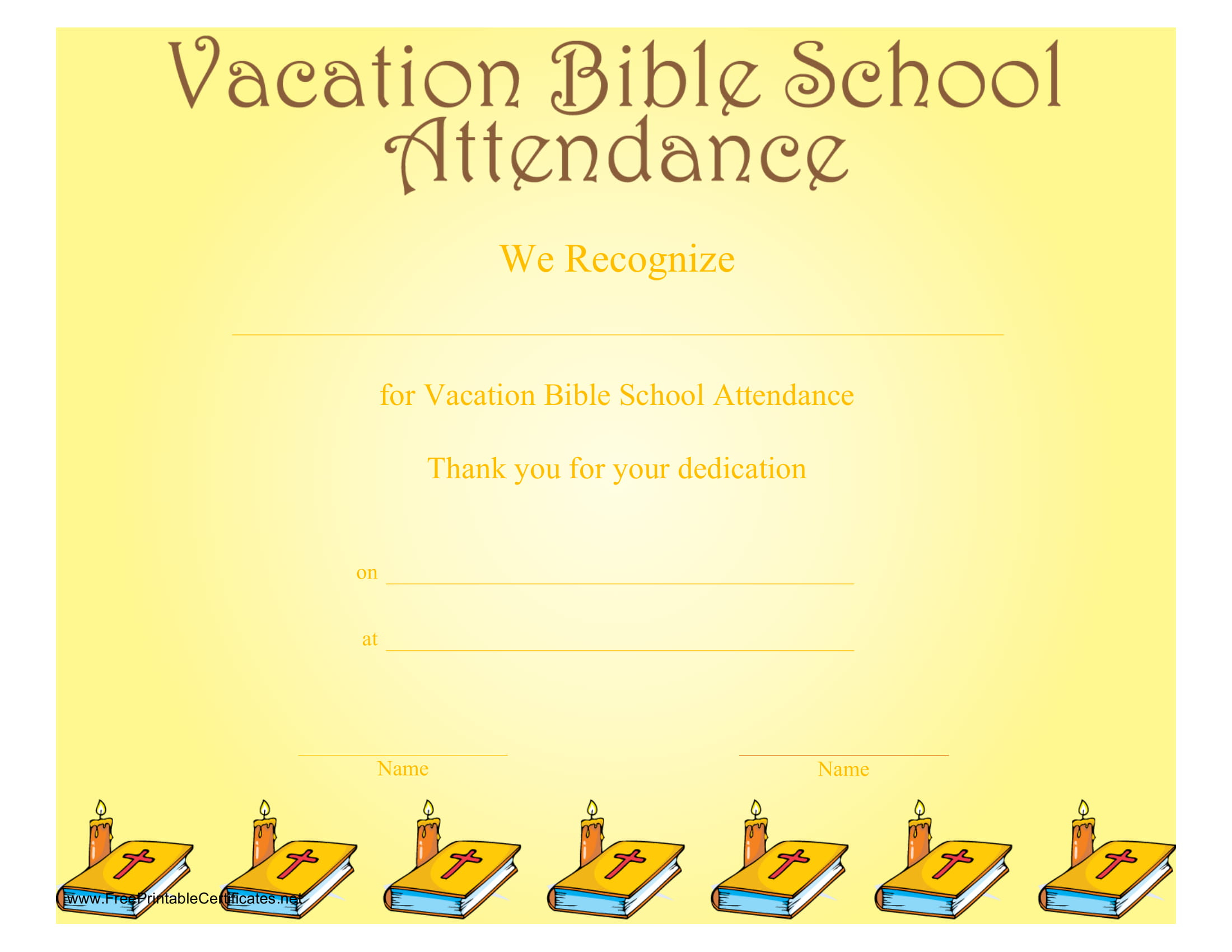 Certificate Templates: Free Vacation Bible School With Regard To Free Vbs Certificate Templates