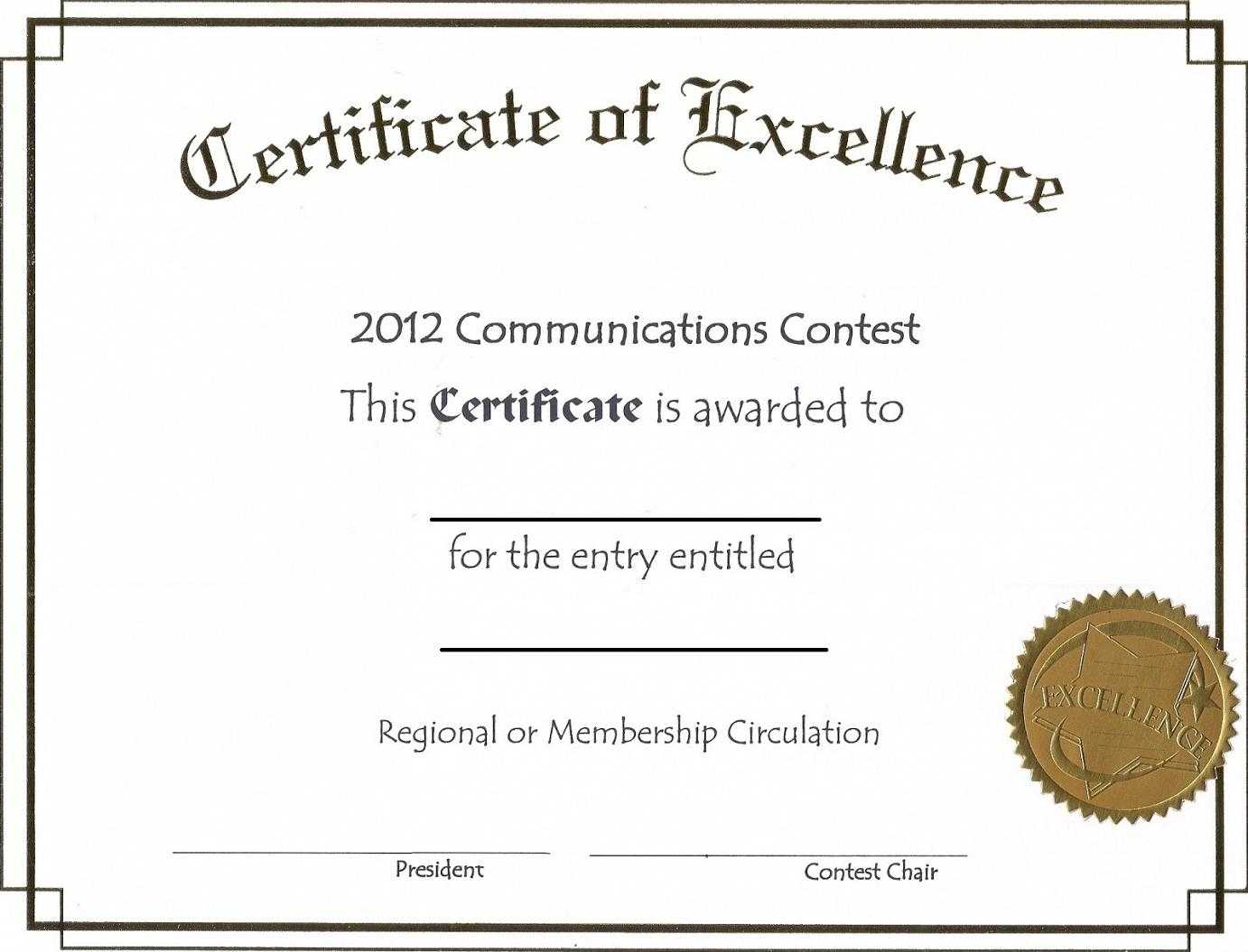 Certificate Templates: Free Volunteer Certificate Template Intended For Volunteer Certificate Templates