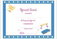 Certificate Templates Gymnastics | Sample Customer Service with regard to Gymnastics Certificate Template