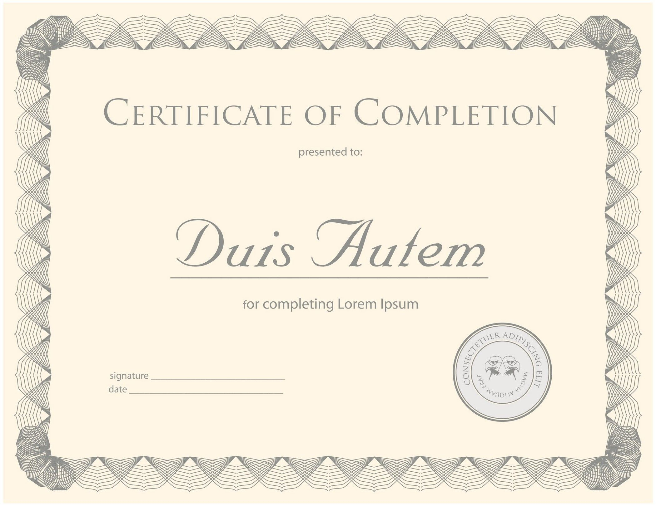Certificate Templates03 | Norway | Certificate Templates Regarding This Certificate Entitles The Bearer Template