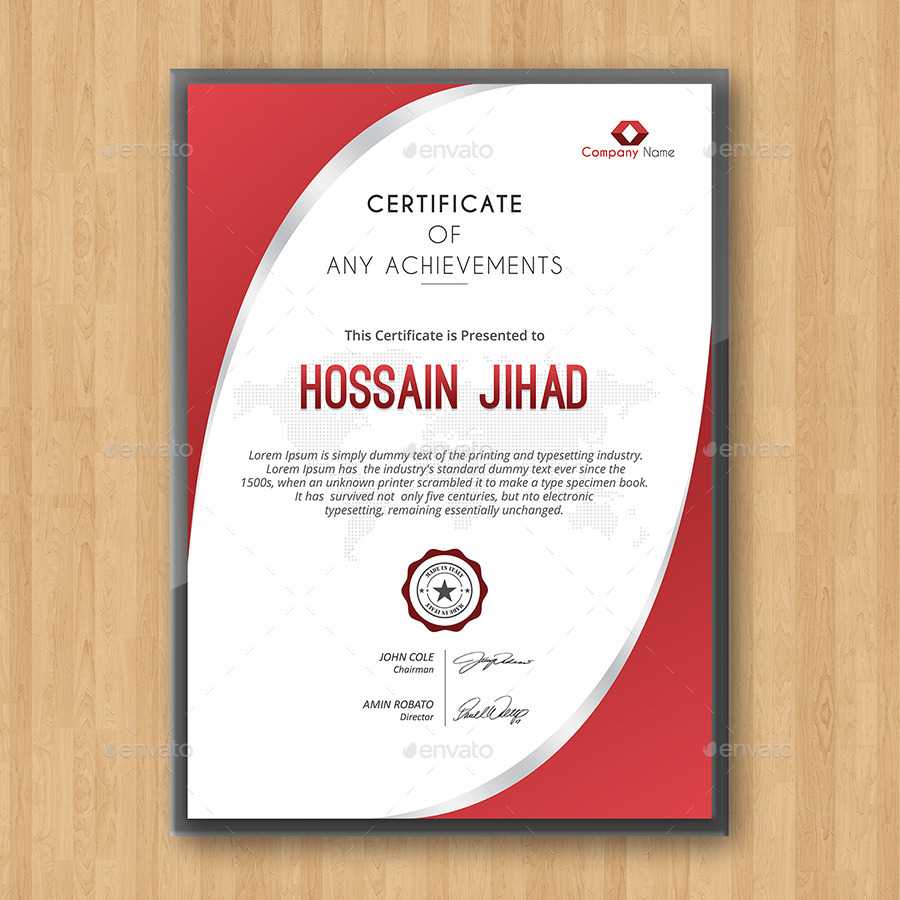 Certificate Within Indesign Certificate Template