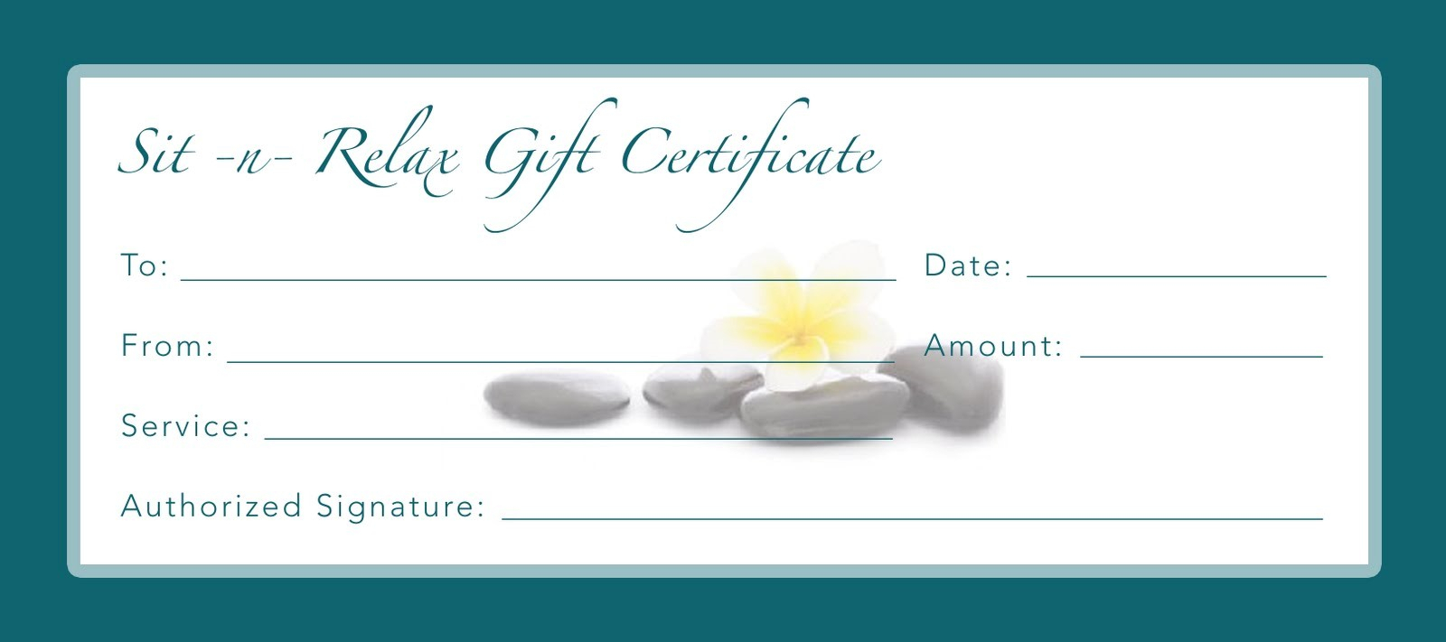 Certificates. Awesome Blank Spa Gift Certificate Template With Regard To Massage Gift Certificate Template Free Printable