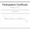 Certificates. Best Certificate Of Participation Template For Superlative Certificate Template