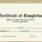 Certificates. Best Completion Certificate Template Designs Pertaining To Certification Of Completion Template