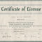 Certificates: Captivating Minister License Certificate regarding Certificate Of License Template