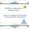 Certificates: Charming Ms Word Certificate Template Sample Within Template For Certificate Of Appreciation In Microsoft Word