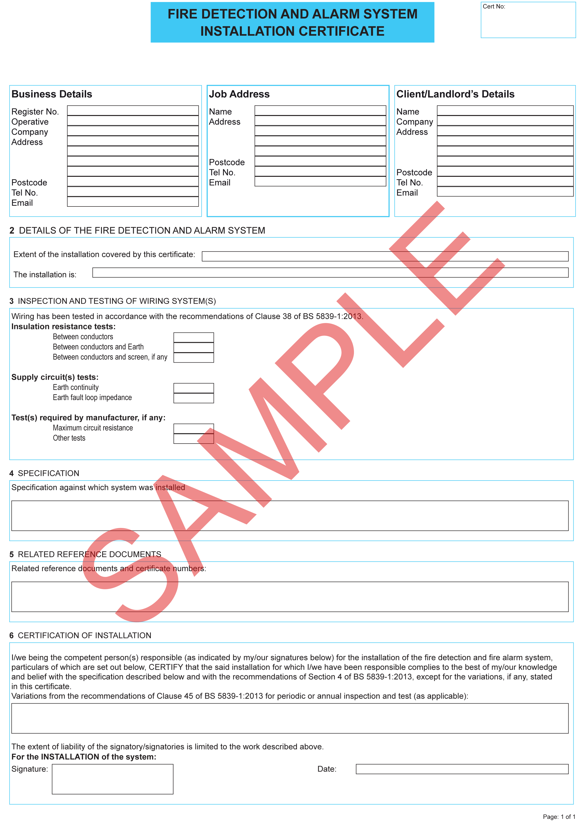 Certificates | Everycert Within Certificate Of Inspection Template