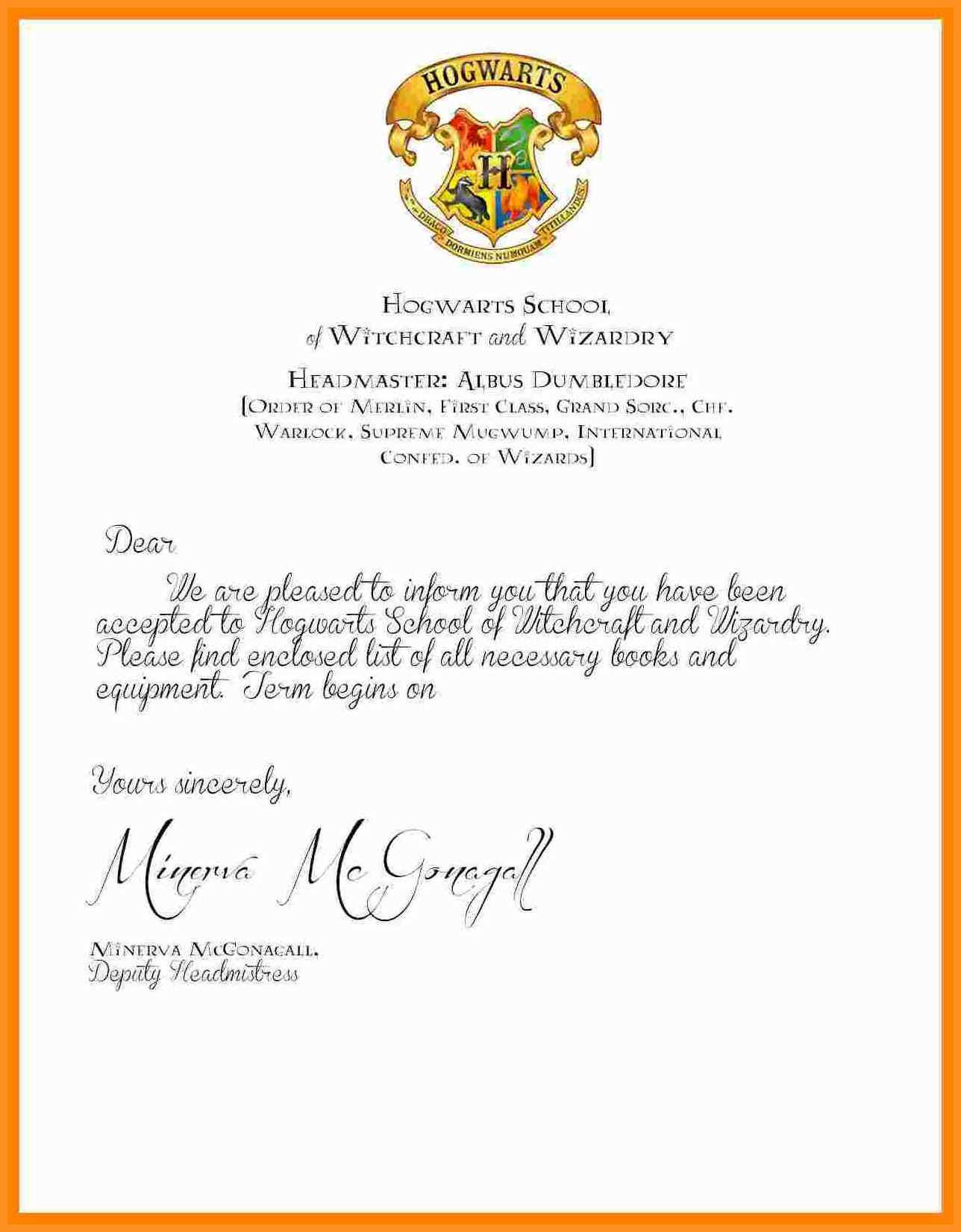 Certificates: Excellent Hogwarts Certificate Template Ideas Throughout Harry Potter Certificate Template