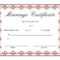 Certificates. Inspiring Marriage Certificate Template Throughout Blank Marriage Certificate Template