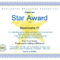 Certificates: Latest Star Naming Certificate Template Ideas Inside Star Award Certificate Template
