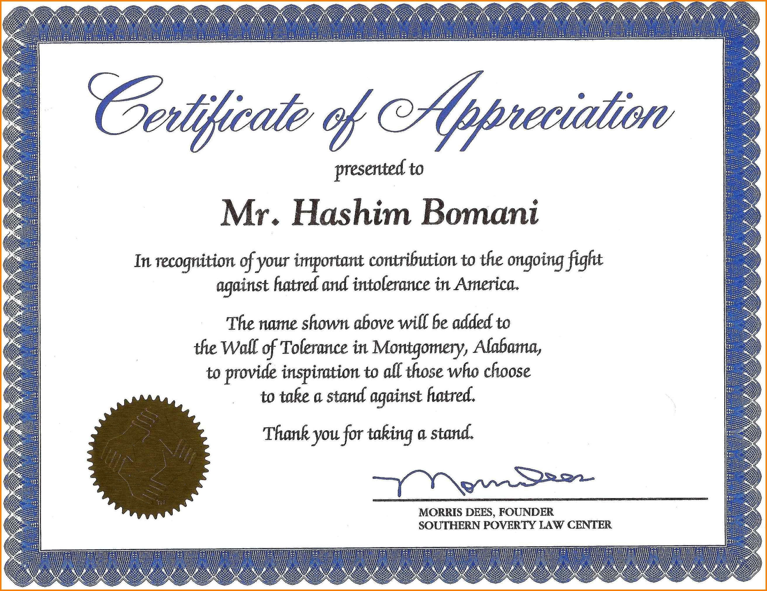 Certificates. Popular Certificate Of Recognition Template With Regard To Sample Certificate Of Recognition Template