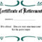 Certificates: Simple Sample Retirement Certificate Template Within Free Funny Certificate Templates For Word