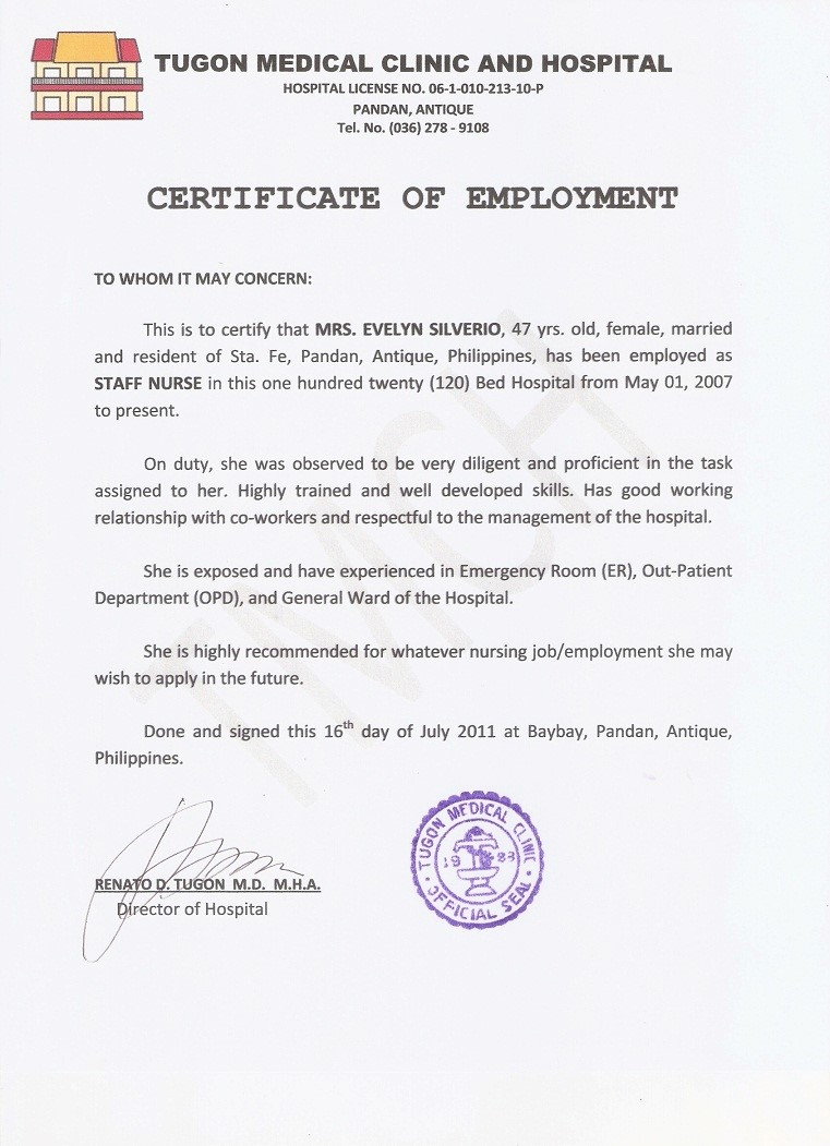 Certificates. Stunning Certificate Of Employment Template With Template Of Certificate Of Employment
