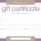 Certificates: Stylish Free Customizable Gift Certificate Inside Gift Certificate Template Publisher