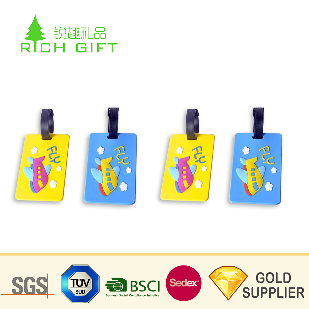 China Factory Direct Sale Custom Blank Rubber Free Printable Throughout Blank Luggage Tag Template