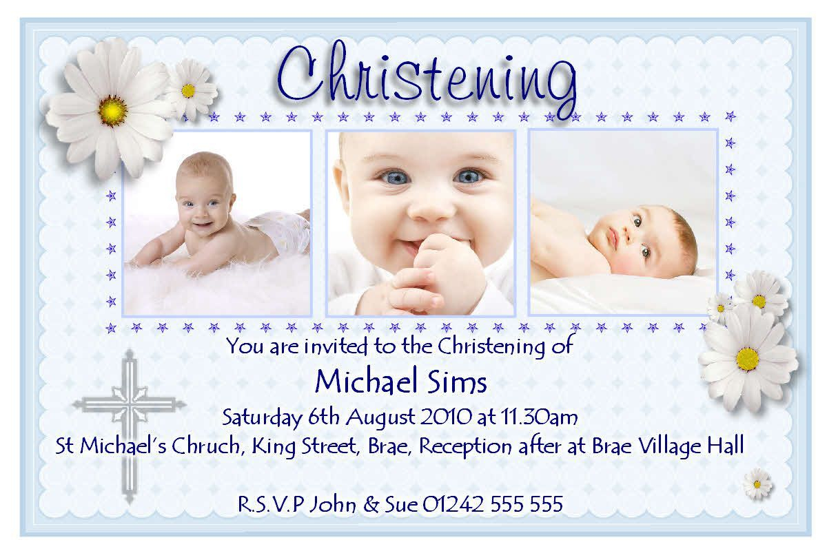 Christening Invitation Cards : Christening Invitation Cards Regarding Baptism Invitation Card Template