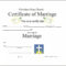 Christian Wedding Certificate Sample – Google Search With Regard To Blank Marriage Certificate Template