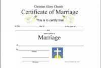 Christian Wedding Certificate Sample - Google Search with regard to Christian Certificate Template